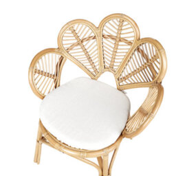Beliani Peacock Chair Florentine Ii Rattan Natural - thumbnail 7