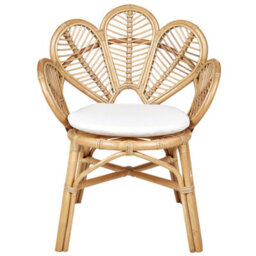 Beliani Peacock Chair Florentine Ii Rattan Natural - thumbnail 5