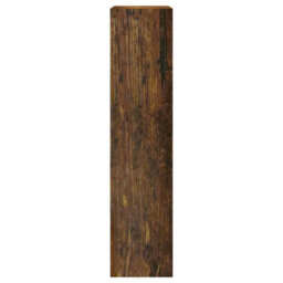 Berkfield Shoe Cabinet Smoked Oak 63X24X103 Cm Engineered Wood - thumbnail 5