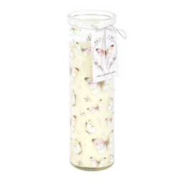 Something Different Vanilla Butterfly Tube Candle White/transparent (One Size) - thumbnail 1