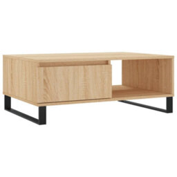 Berkfield Coffee Table Sonoma Oak 90X60X35 Cm Engineered Wood - thumbnail 2