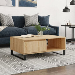Berkfield Coffee Table Sonoma Oak 90X60X35 Cm Engineered Wood - thumbnail 1