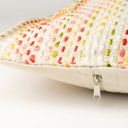 Hidden Rainbow Jumbo Cushion Cover 60X60Cm Handmade Cotton Cover - thumbnail 4
