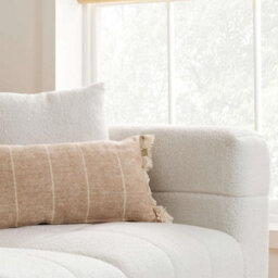 3 Seater Sofa Settee White Boucle Teddy Fabric Birlea Cloud - thumbnail 6