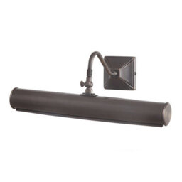 Elegant 2 Bulb Dark Bronze Picture Light With Led E14 Socket