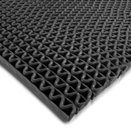 Floordirekt Anti Slip Wet Area Hygiene Mat Barefoot Pvc Antibacterial Uv Resistant Drainage Black 90 X 200 Cm - thumbnail 5