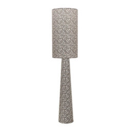 Valuelights Bertie Leopard Print Full Fabric Midi Floor Lamp - thumbnail 2