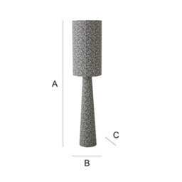 Valuelights Bertie Leopard Print Full Fabric Midi Floor Lamp - thumbnail 8