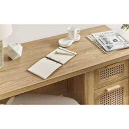 Ashfield Classic Natural Oak Office Desk - thumbnail 6