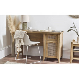 Ashfield Classic Natural Oak Office Desk - thumbnail 1