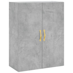Berkfield Highboard Concrete Grey 69.5X34X180 Cm Engineered Wood - thumbnail 5