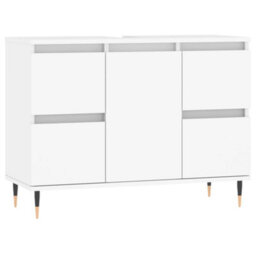 Vidaxl Bathroom Cabinet White 80X33X60 Cm Engineered Wood - thumbnail 2