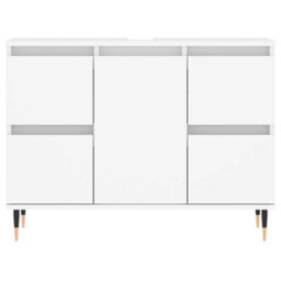 Vidaxl Bathroom Cabinet White 80X33X60 Cm Engineered Wood - thumbnail 5