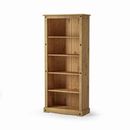 Mews Corona Bookcase Tall Pine Large Mexican Solid Wood - thumbnail 4