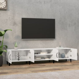 Vidaxl Tv Cabinet High Gloss White 180X31.5X40 Cm Engineered Wood - thumbnail 3