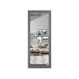 "AK Frames Sleek 16X8"" Dark Grey Thin Modern Picture Frame - Slim And Design For Posters, Prints And Photos - Elegant Wall Frame Decor" - thumbnail 1