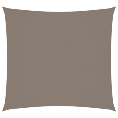 Berkfield Sunshade Sail Oxford Fabric Square 3X3 M Taupe - image 1