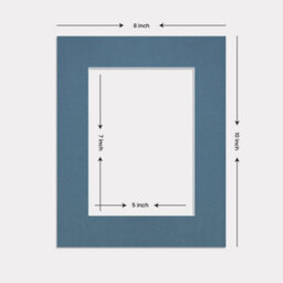 Ak Frames 10X8 Pompadour Picture Mounts To Fit 7X5 Aperture Size - Mount Board Only (No Frame Included) - thumbnail 3