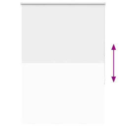 Berkfield Roller Blind Blackout White 115X150 Cm Fabric Width 110.7 Cm Polyester - thumbnail 9