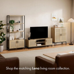 "Effect Tv Stand For Living Room, Tv Unit Up To 60"" With Storage" - thumbnail 3