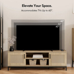 "Effect Tv Stand For Living Room, Tv Unit Up To 60"" With Storage" - thumbnail 6