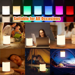 Wireless Touch Sensor Night Light Hallway Bedside Desk Table Led Dimmable Lamp - thumbnail 3