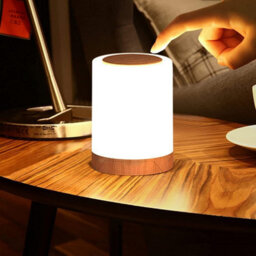 Wireless Touch Sensor Night Light Hallway Bedside Desk Table Led Dimmable Lamp - thumbnail 6