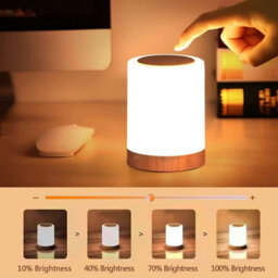Wireless Touch Sensor Night Light Hallway Bedside Desk Table Led Dimmable Lamp - thumbnail 5
