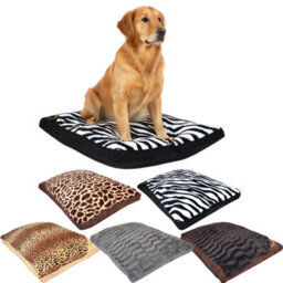istyle mode X-Large Size Fur Cushion Dog Bed, 120 X 78 X 6Cm, Random - thumbnail 1