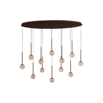 Lucide Calina Led Bar Ceiling Pendant Light Coffee - image 1
