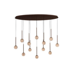 Lucide Calina Led Bar Ceiling Pendant Light Coffee - thumbnail 1