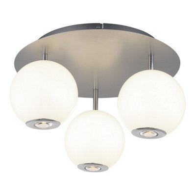 Luminosa Lighting Luminosa Simmons Shade Cluster Ceiling Light Matt Grey 3X Led 3000/4000/6000K - image 1