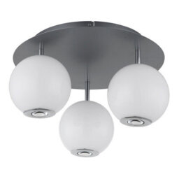 Luminosa Lighting Luminosa Simmons Shade Cluster Ceiling Light Matt Grey 3X Led 3000/4000/6000K - thumbnail 3