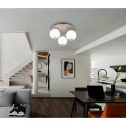 Luminosa Lighting Luminosa Simmons Shade Cluster Ceiling Light Matt Grey 3X Led 3000/4000/6000K - thumbnail 2