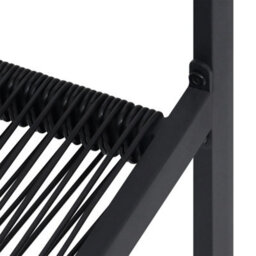Garden Chairs 2 Pcs Pvc Rattan Black - thumbnail 7
