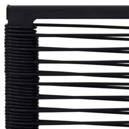 Garden Chairs 2 Pcs Pvc Rattan Black - thumbnail 6