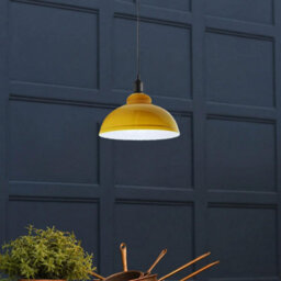 3 Pack Of Ceiling Pendant Light Fixture With 95Cm Adjustable Cable, Vintage 29Cm Curvy Metal Shade E27 Base Hanging Light - thumbnail 6