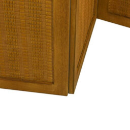 Vidaxl Room Divider 6 Panels Brown Solid Wood Paulownia - thumbnail 6