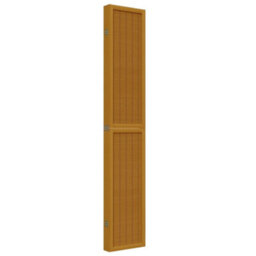 Vidaxl Room Divider 6 Panels Brown Solid Wood Paulownia - thumbnail 5