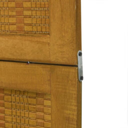 Vidaxl Room Divider 6 Panels Brown Solid Wood Paulownia - thumbnail 7