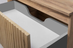 Heze Furniture Flow Bathroom Vanity Cabinet With A Basin 80Cm - Gold Craft Oak - thumbnail 5