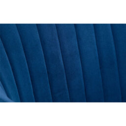 Ashfield Blue And Chrome Velvet Swivel Office Chair - thumbnail 5