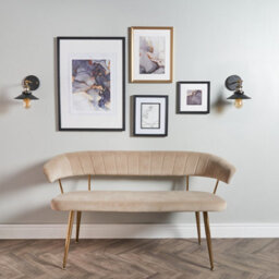 Valuelights Colonial Pair Of Industrial Style Black And Antique Brass Wall Lights - thumbnail 5