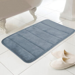 Country Club Everyday Memory Foam Bath Mat Blue 43X61Cm - thumbnail 2