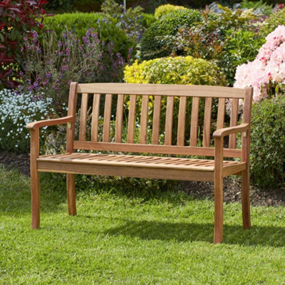 Garden Gear Wooden Bench Acacia Hardwood Pre-Treated Water Resistant Furniture - image 1