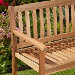 Garden Gear Wooden Bench Acacia Hardwood Pre-Treated Water Resistant Furniture - thumbnail 2