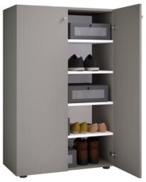 Vcm Xl Wood Large Shoe Cabinet Lona 5 - thumbnail 1