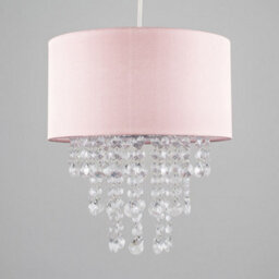 Valuelights Jesmond Pink Ceiling Droplets Shade And Bulb (D)32Cm - thumbnail 4