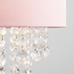 Valuelights Jesmond Pink Ceiling Droplets Shade And Bulb (D)32Cm - thumbnail 6