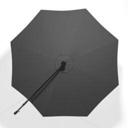 Breeins Black Outdoor Garden Patio Cantilever Parasol Patio Umbrellas For Backyard And Pool With Fillable Base And Cross Base - thumbnail 4